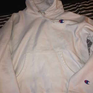 Champion Reverse Weave womens hoodie! white